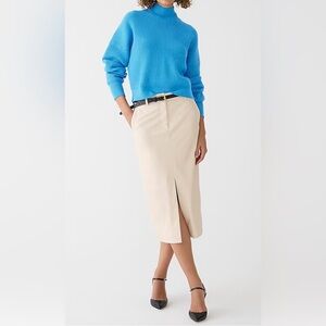 NWT J. Crew Ribbed Turtleneck Sweater in Stretch Yarn